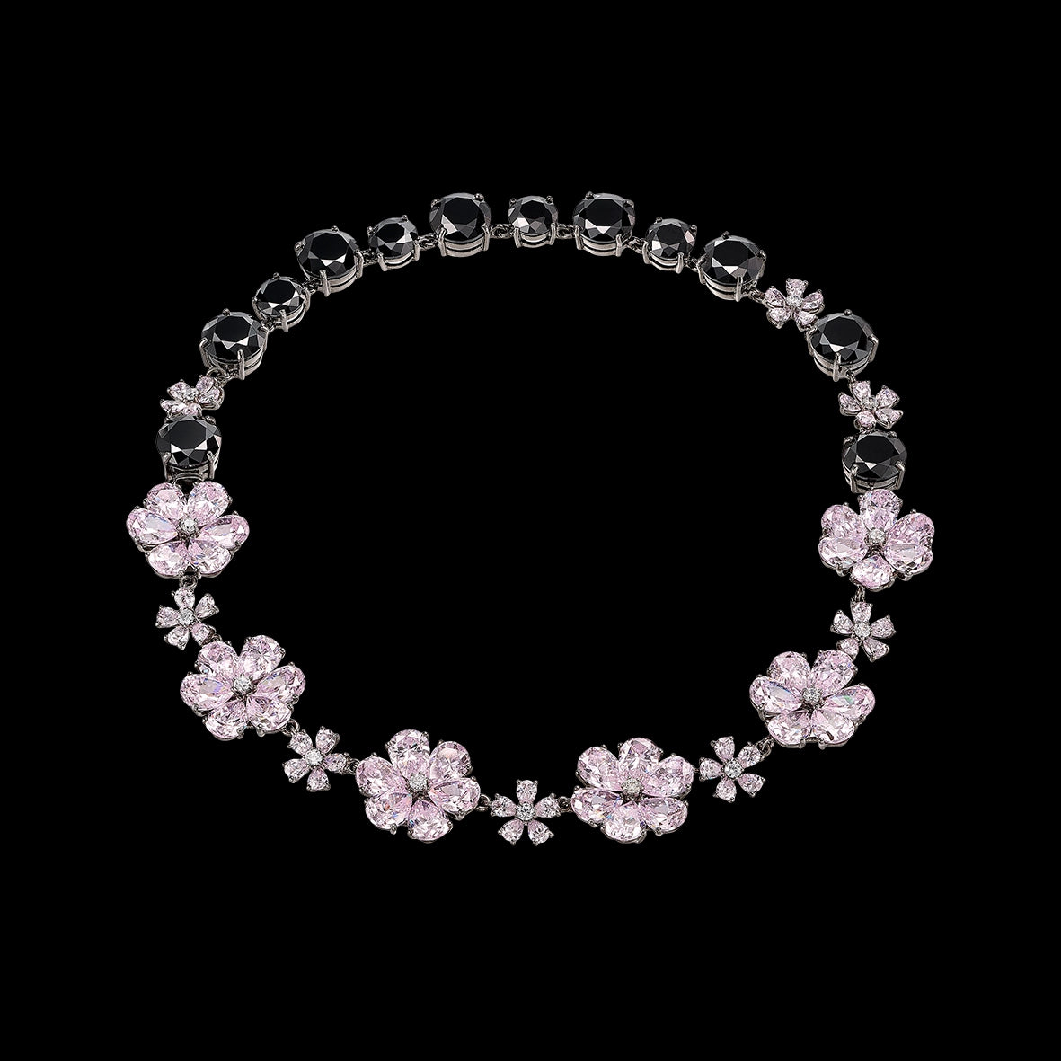 Midnight Marguerite Choker